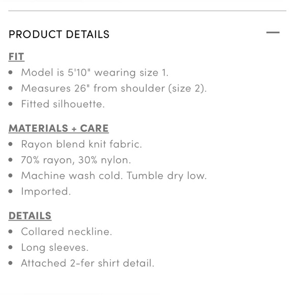 NWT: Torrid Fitted Pullover Collared 2-Fer Sweater - Picture 12 of 14